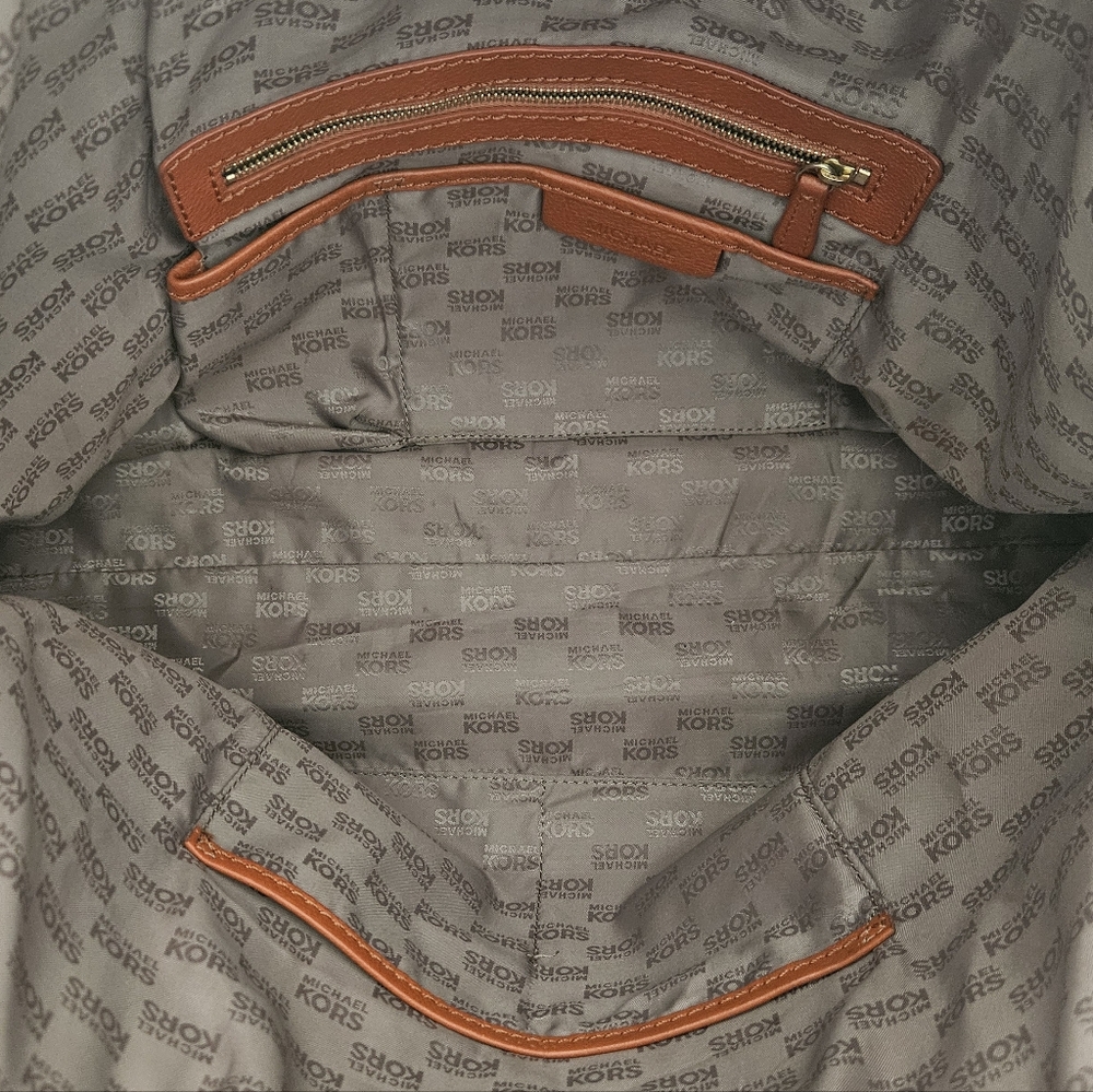 Michael Kors Large Ring Tote - Burnt Orange - Picture 9 of 9